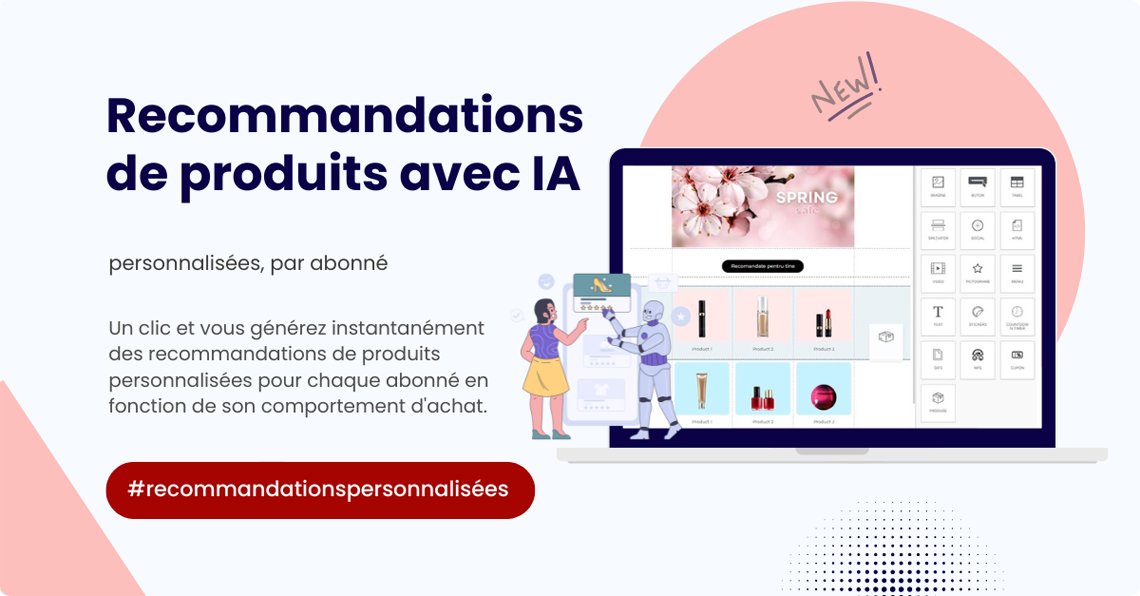 Recommandations produits personnalisees ai email ecommerce